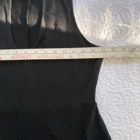 Black Express Keyhole Choker Skater Dress Size Large​​ - Picture 7 of 8